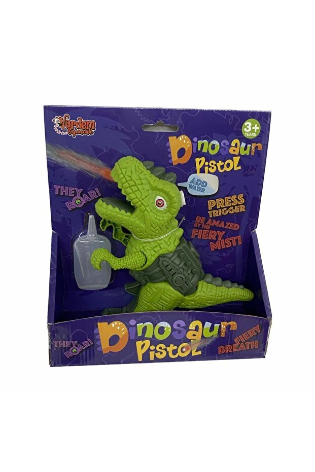 🦖Işıklı Sesli Oyuncak Dinazor Silahı - Buhar Püskürten Buhar Çıkaran Kükreyen Dinozor