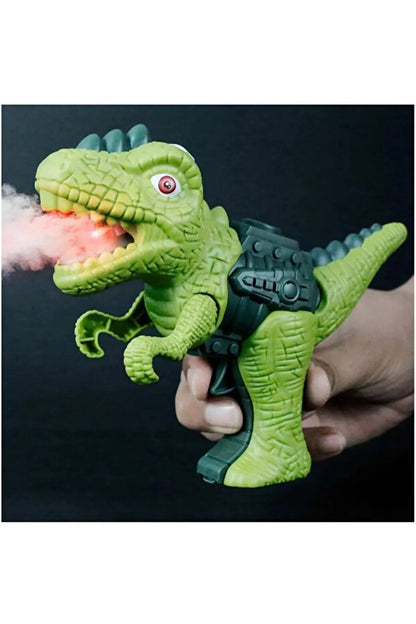 🦖Işıklı Sesli Oyuncak Dinazor Silahı - Buhar Püskürten Buhar Çıkaran Kükreyen Dinozor