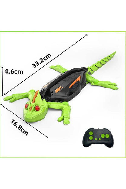 🦎 Duvara Tırmanan Robot Kertenkele 🤖 | LED Işıklı & Uzaktan Kumandalı 🔥