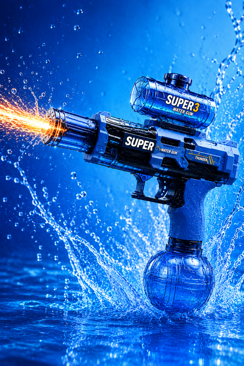🔫 Elektrikli Otomatik Su Tabancası – Şarjlı Güçlü Su Fırlatma Oyuncağı 💦⚡
