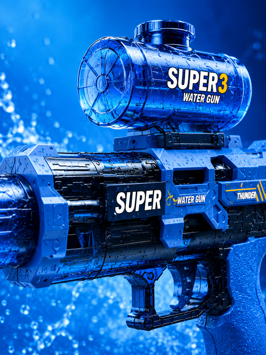 🔫 Elektrikli Otomatik Su Tabancası – Şarjlı Güçlü Su Fırlatma Oyuncağı 💦⚡