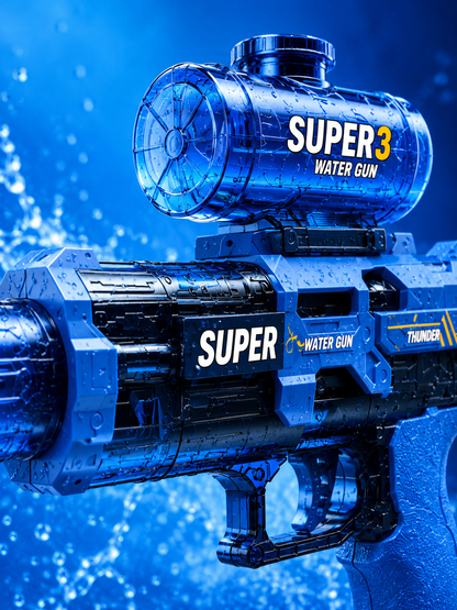 🔫 Elektrikli Otomatik Su Tabancası – Şarjlı Güçlü Su Fırlatma Oyuncağı 💦⚡
